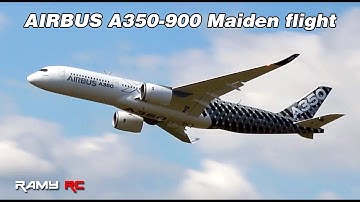 GIANT RC AIRBUS A350 XWB MAIDEN FLIGHT