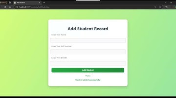 💼 Student Management System Using JSP & MySQL with Source code | Full Web Application Tutorial 🚀