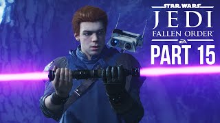 Star Wars Jedi Fallen Order Gameplay Walkthrough Part 15 - SPLIT SABER (Full Game)