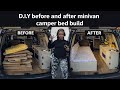 D.I.Y CAMPER VAN LIFE BED BUILD COMPLETION 