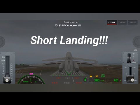 Short Landing Challenge! Airline Commander! Flyworld
