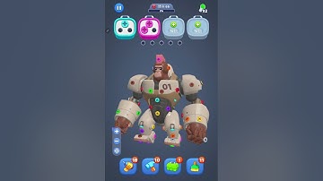 Screw Sort Puzzle 3D Level 66 ((#Gorilla Robot))