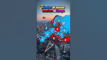 Number of nuclear reactors in Europe