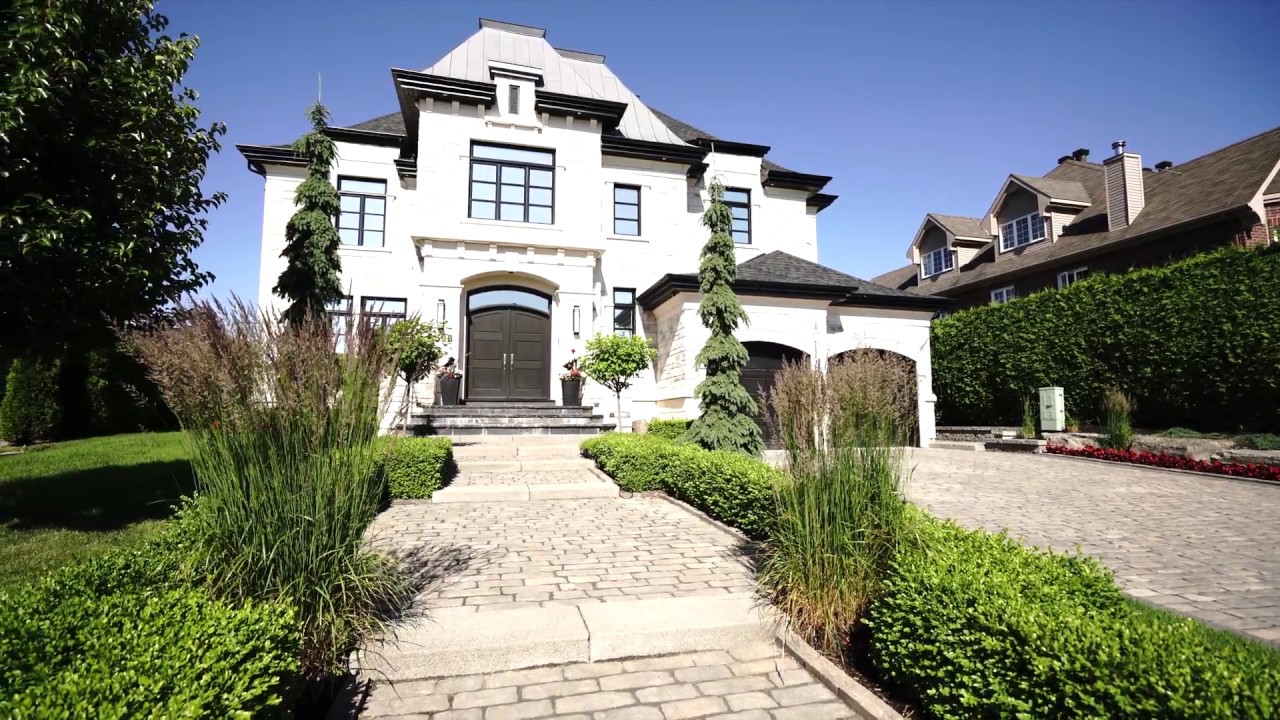 Majestic stone mansion for sale in Nouveau St Laurent Quebec Canada