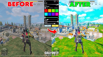 Most Realistic Custom Graphics Settings In COD Mobile 😍 CODM GRAPHICS SETTINGS