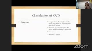 Ophthalmic Viscosurgical Device- Dr Nazrah