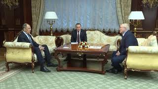 С.Лавров и А.Лукашенко, Минск, 26 ноября 2020 года
