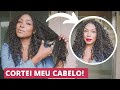 CORTE CABELO CACHEADO RETO - CACHOS COM RELAXAMENTO