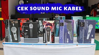 DAFTAR HARGA MIC KABEL LENGKAP CEK SOUND NYA