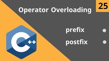 25- C++ Course Level 2 (Operator Overloading prefix and postfix Part 1)