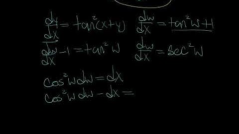Reduction to separation of variables example