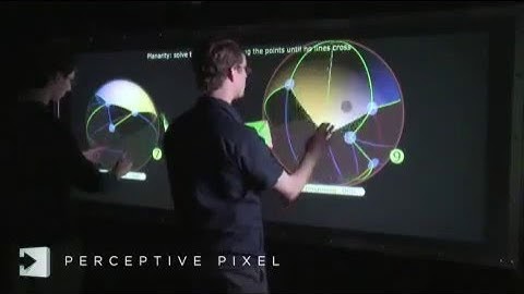 Kool MultiTouch Interface by Perceptive Pixel, Inc