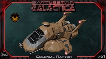 Battlestar Poseidon - Colonial Raptor - BSG - Space Engineers