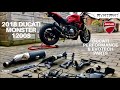 2018 DUCATI MONSTER 1200S, Accessories fitted from Ducati Performance & Evotech