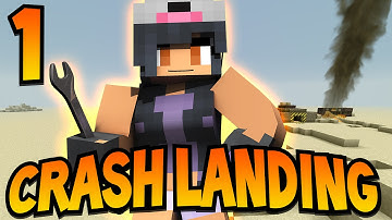 Minecraft Crash Landing [Ep.1] - Salvage ALL the things!
