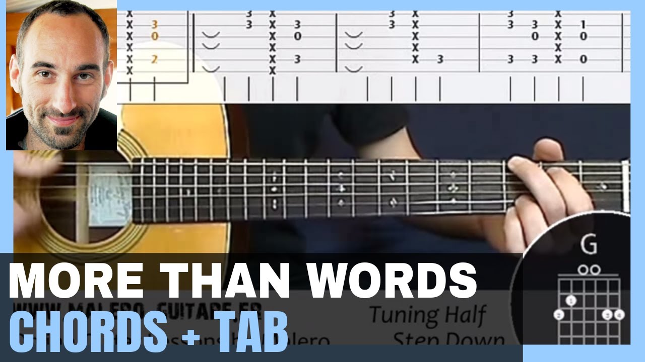More than words chords