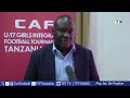 Ndimbo akizungumzia mashindano ya CAF ya Wasichana U17 ya Girls Integrated Football Tournament
