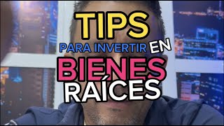 TIPS PARA INVERTIR EN BIENES RAICES - Néstor Andrade 2023