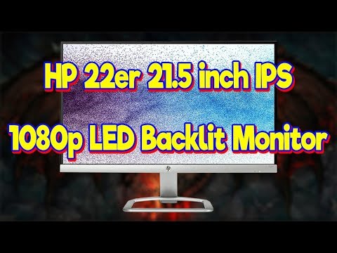 HP 22er 21.5 inch IPS 1080p LED Backlit Monitor Unboxing And Review In Bangla