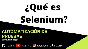 ¿Qué es Selenium?