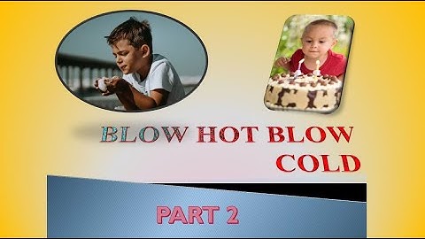 NCERT Class 5 EVS, L-15 Blow Hot Blow Cold Part-2