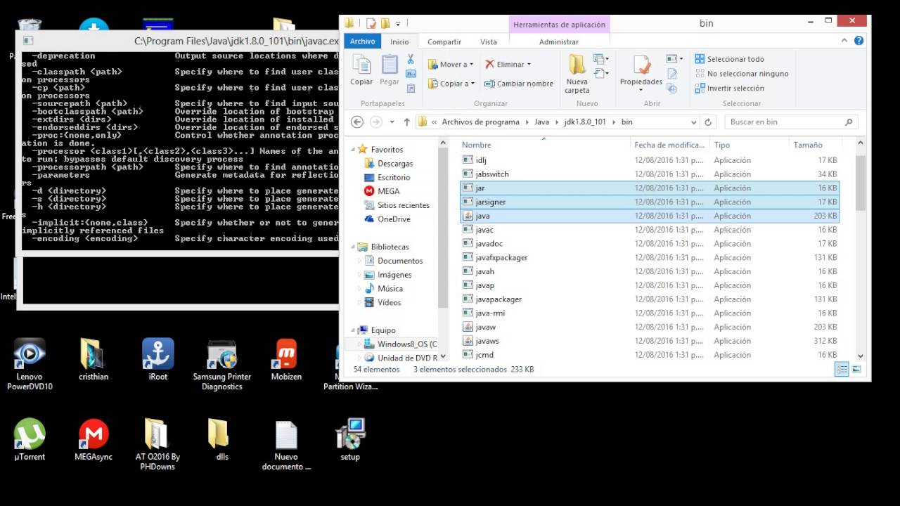 Compilar y ejecutar un archivo class en cmd youtube