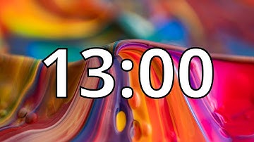 13 Minute Timer with Music | Abstract Timer