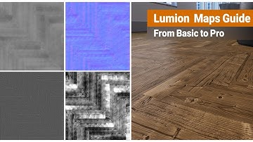 Lumion 2024 Tutorial: Normal map, roughness map , metalness map , displacement map full guide