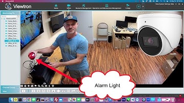 Manually Trigger Security Camera DVR Alarm Output from Desktop Software