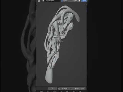 Моделирование когтей из Prototype 2 в Blender