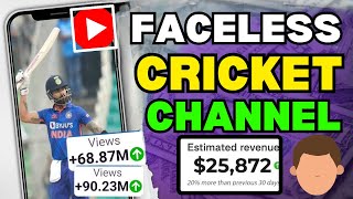 Create A Monetised Faceless Cricket News Channel Without Copyright 