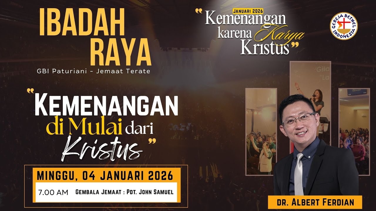 Ibadah Raya GBI Paturiani - Jemaat Terate | 04 Januari 2026