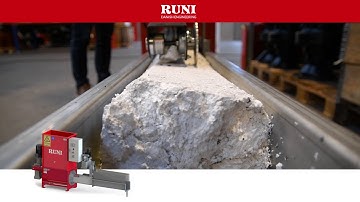 Runi SK200 Screw Press for EPS Compaction