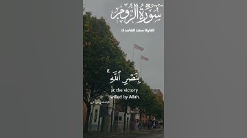 تلاوة للشيخ سعد الغامدي ماتيسر من سورة الروم