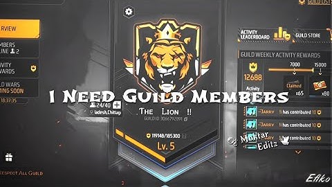 Guild xml 🥵🔥 Xml Cc Clip Video || Free Fire New Xml File Video || Edit Alight Motion Xml ❤