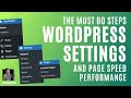 The must do steps for wordpress settings media and performance  wordpress tutorial 2023