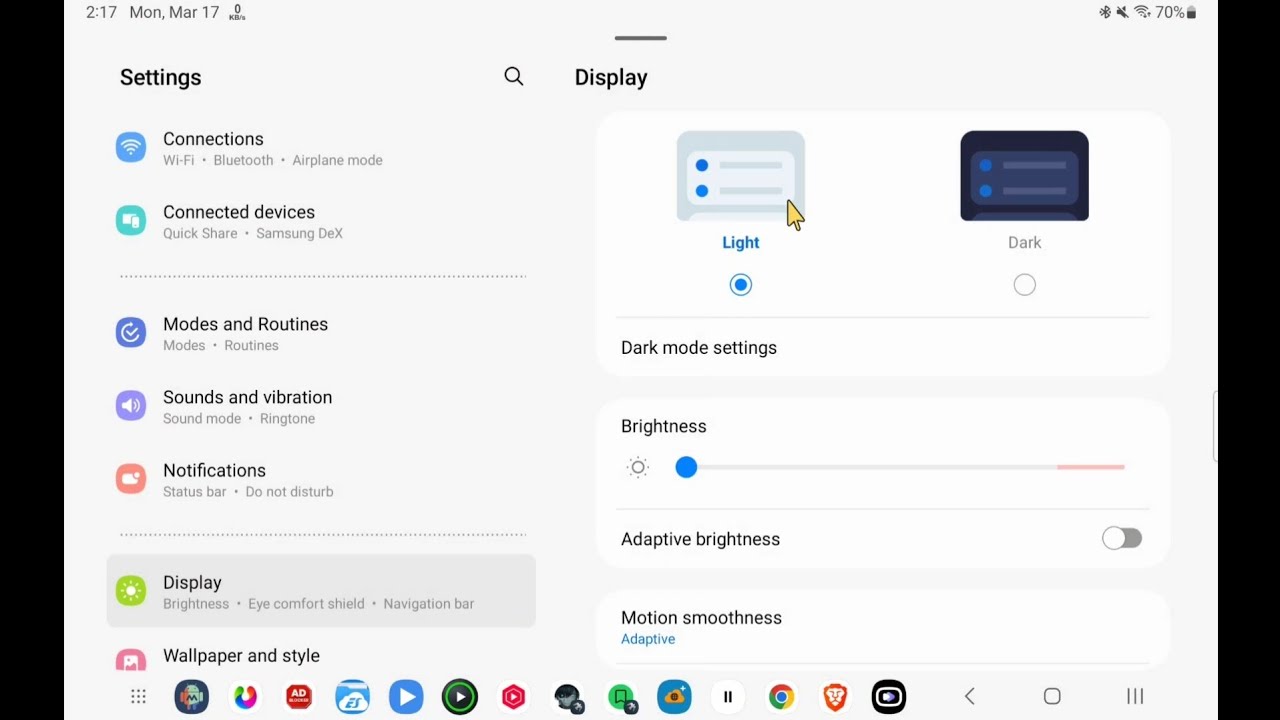 How to enable Light Mode on Samsung device - YouTube