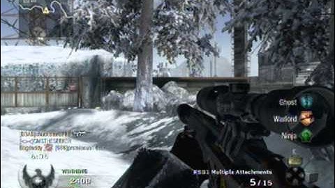 cod black ops-team death match-sniper,duel pithons