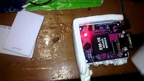 EM 18 RFID reader interfacing with ARM 7 LPC 2148