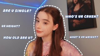 °˖✧ Q&A ✧˖° get to know me | what's my age? do I have a boyfriend? what's my weight? and more (☆ω☆)