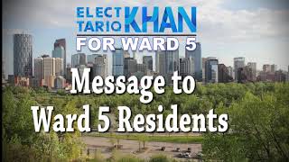 Tariq Khan.  Message in English