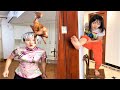 Videos funny mother and child - Unexpected accident and an unexpected ending