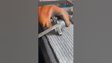 Wonderful aluminum parts deburring process🤓.