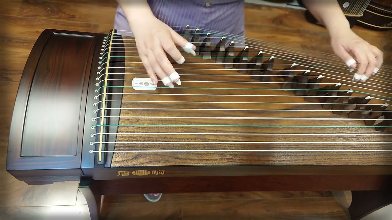 唐响牌阔叶黄檀演奏筝“琴川”Tangxiang Indian Rosewood Plain