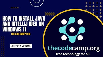 How to Install Java JDK 11 and Intellij IDEA on Windows 11