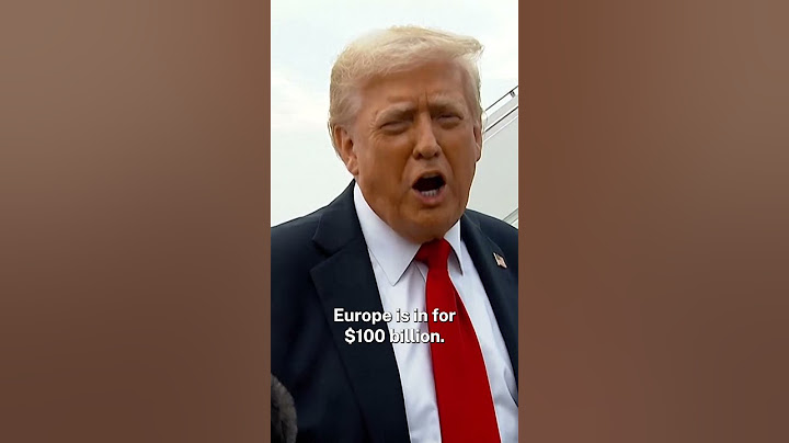 Trump Says US Will Send Patriot Missiles To Ukraine