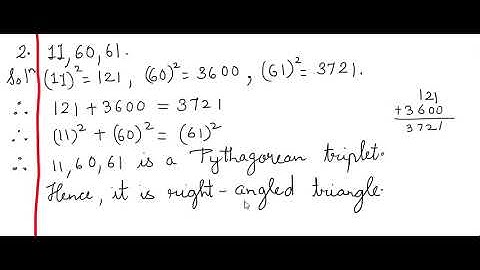 Class Vll-13. Pythagoras Theorem Practice Set-49- Q.2 Part 05