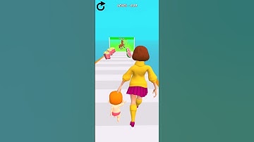 Girl Vs Thief Run Level - 449 😬 #shorts #games #viral