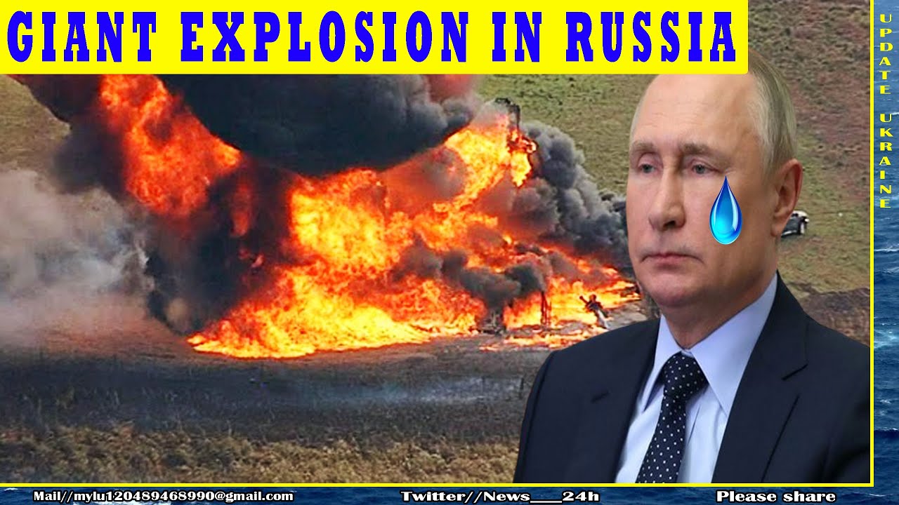Sea of Fire in Russia! Russians flee as Ukraine creates monster ...