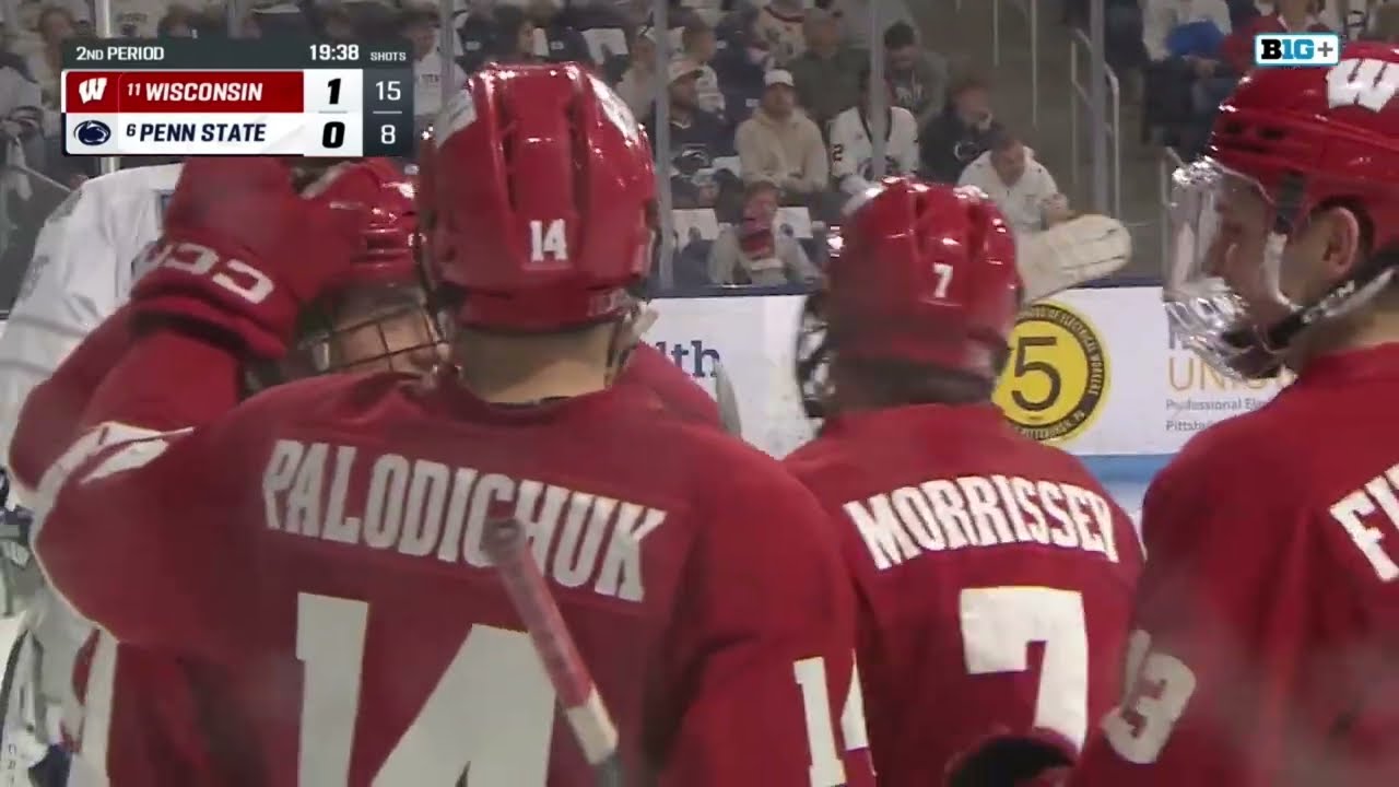 Highlights at Penn State || Wisconsin Hockey || March 6, 2026